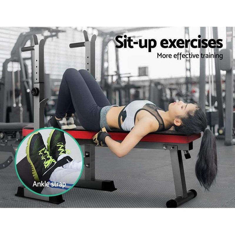Everfit Multi-Station Weight Bench Press Weights Equipment 