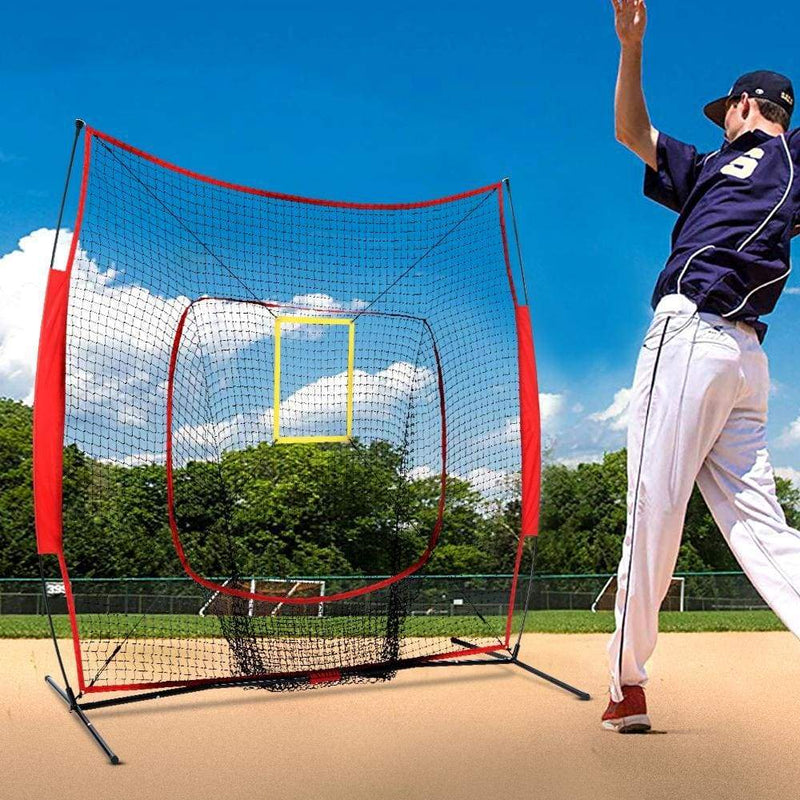 Everfit Portable Baseball Training Net Stand Softball 
