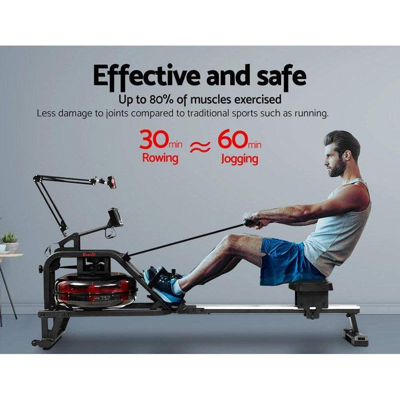 Everfit Rowing Exercise Machine Rower Water Resistance 