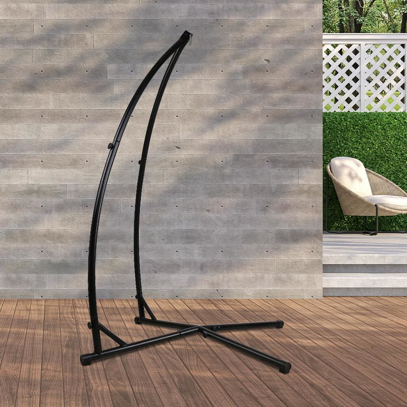 Gardeon Outdoor Hammock A Shape Steel Frame - Home & Garden 