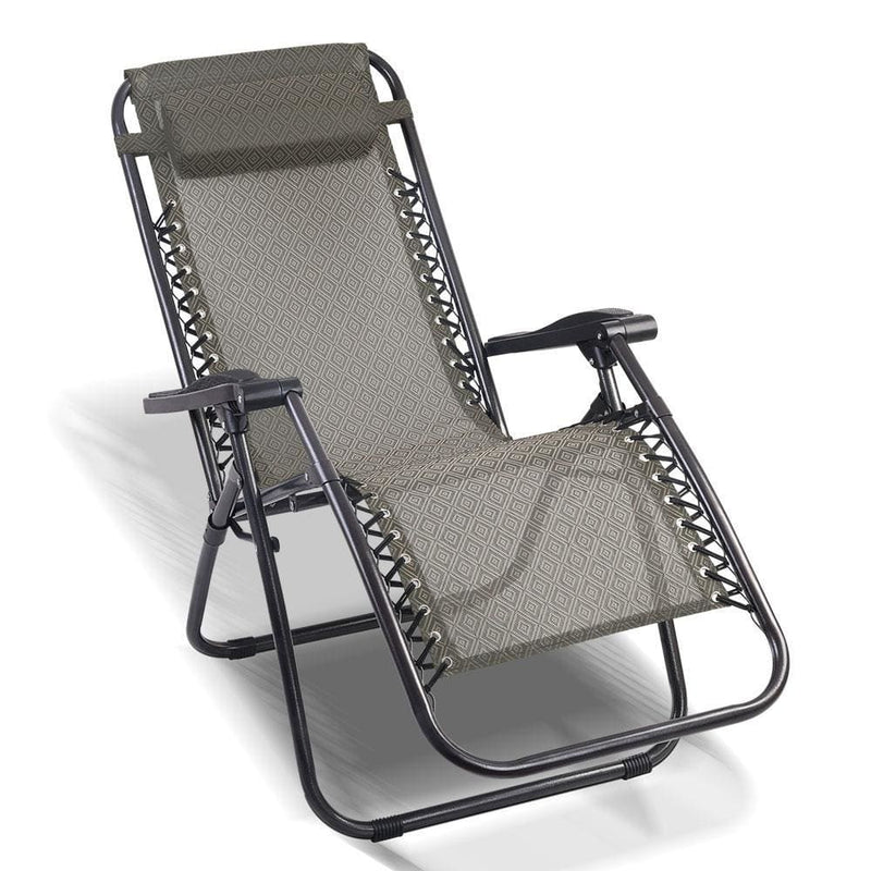 Gardeon Zero Gravity Recliner Chairs Outdoor Sun Lounge Beach Chair 