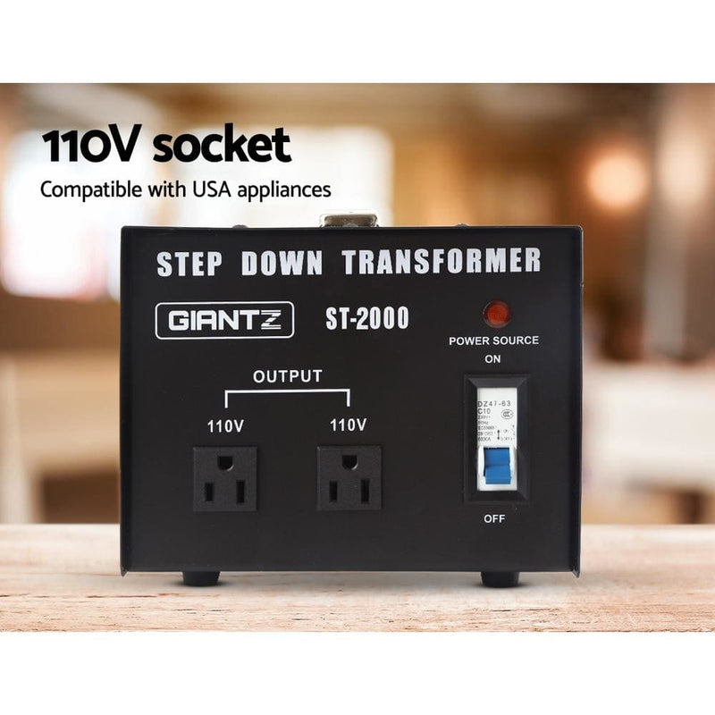 Giantz 2000 Watt Step Down Transformer - Auto Accessories > 
