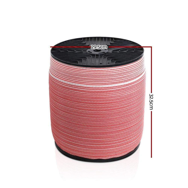 Giantz 2000M Electric Fence Wire Tape Poly Stainless Steel 