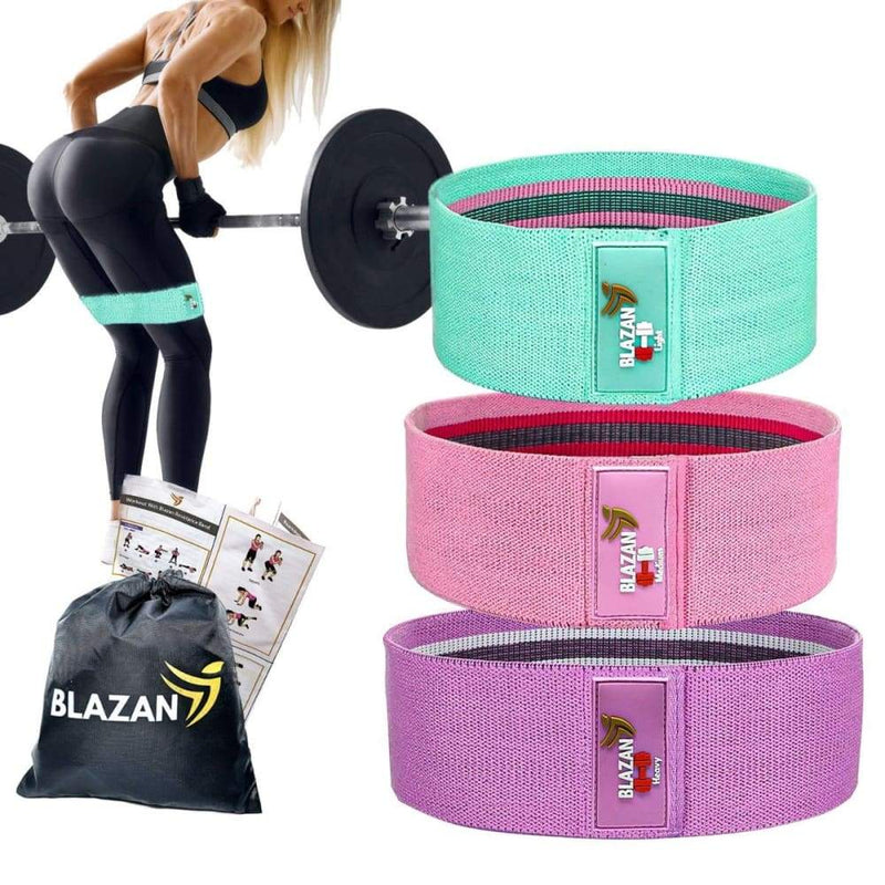 Glute Lifting Booty Burner Resistance Band Set of 3 Small 