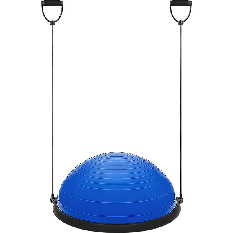 Gym Balance Core Ball with Resistance Strap - Sports & 
