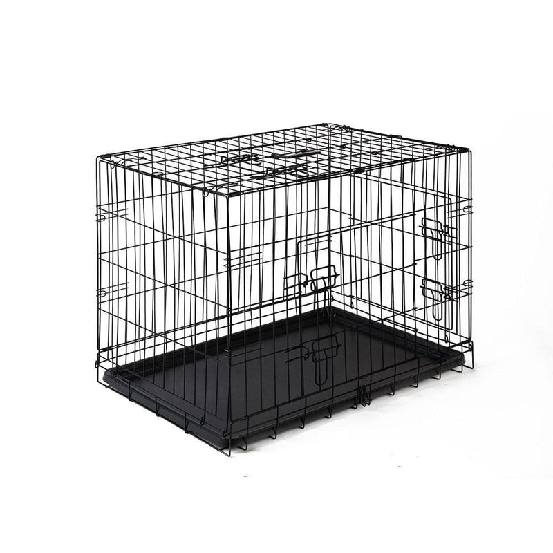 i.Pet 30inch Pet Cage - Black - Pet Care > Dog Supplies