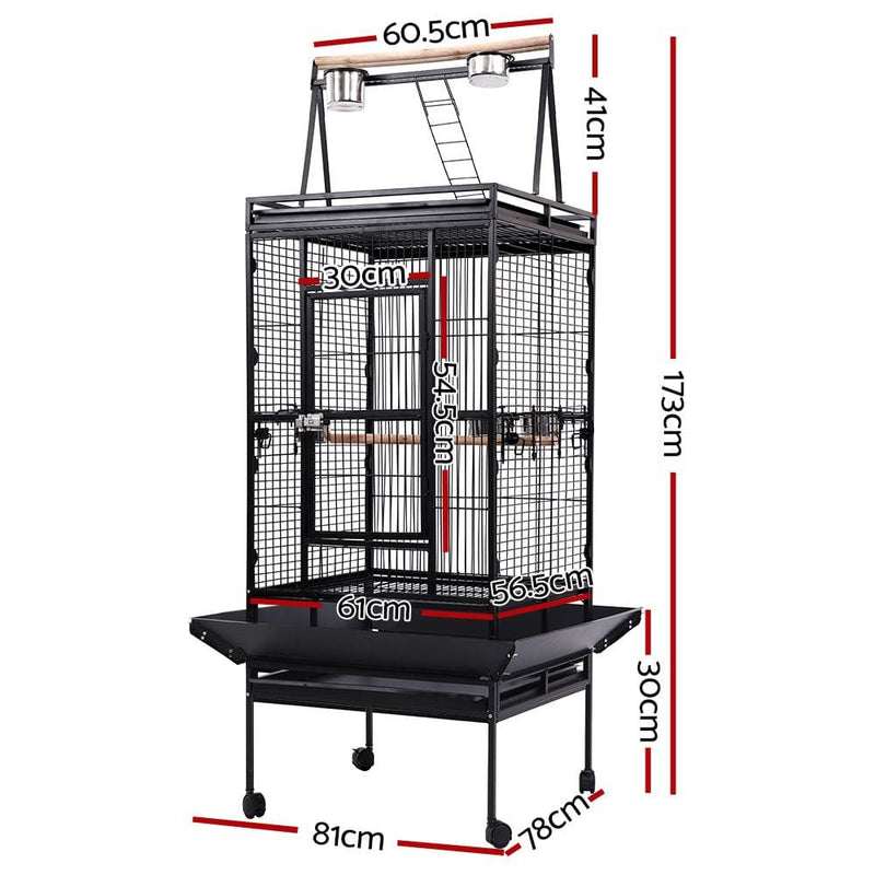 i.Pet Bird Cage Pet Cages Aviary 173CM Large Travel Stand 