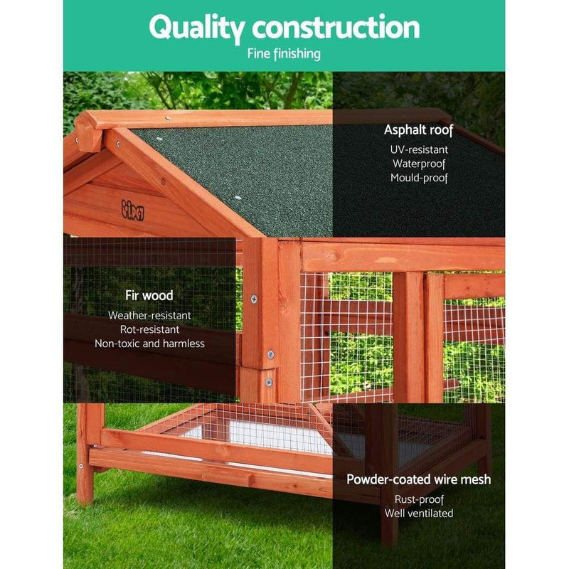 i.Pet Bird Cage Wooden Pet Cages Aviary Large Carrier Travel