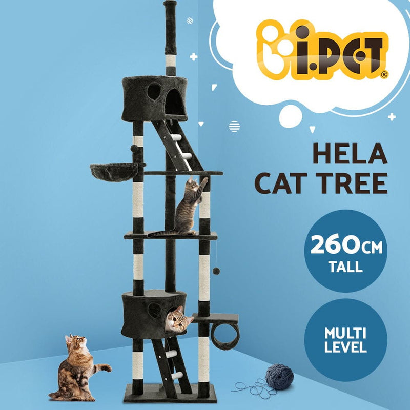 i.Pet Cat Tree 260cm Trees Scratching Post Scratcher Tower 