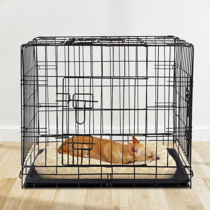 i.Pet 24inch Pet Cage - Black - Pet Care > Dog Supplies