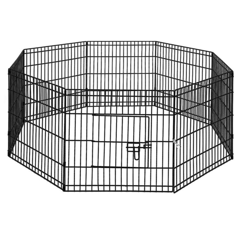 i.Pet 24 8 Panel Pet Dog Playpen Puppy Exercise Cage 