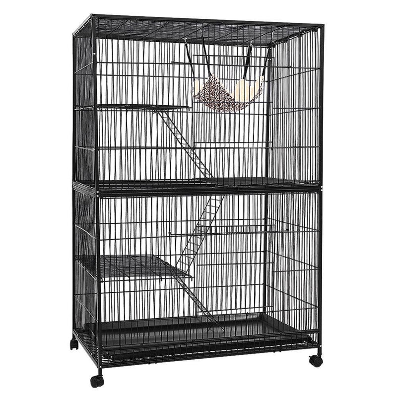 i.Pet 4 Level Rabbit Cage Bird Ferret Parrot Aviary Cat 
