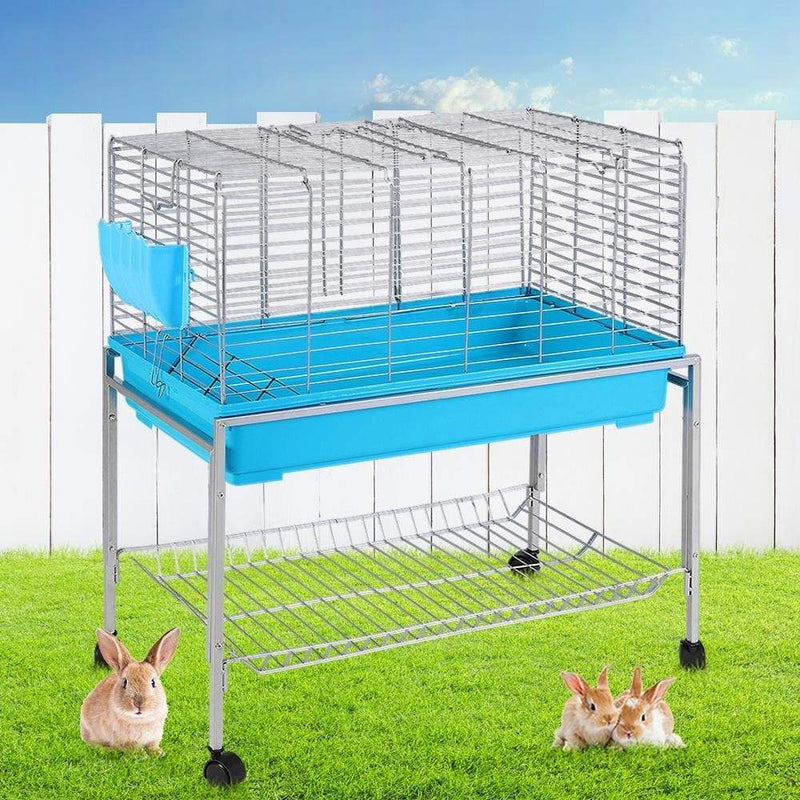 i.Pet Rabbit Cage Hutch Cages Indoor Hamster Enclosure 