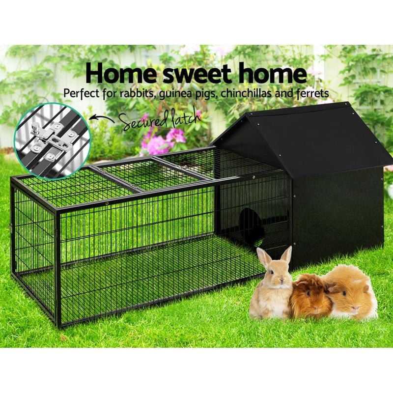 i.Pet Rabbit Cage Hutch Cages Indoor Outdoor Hamster 