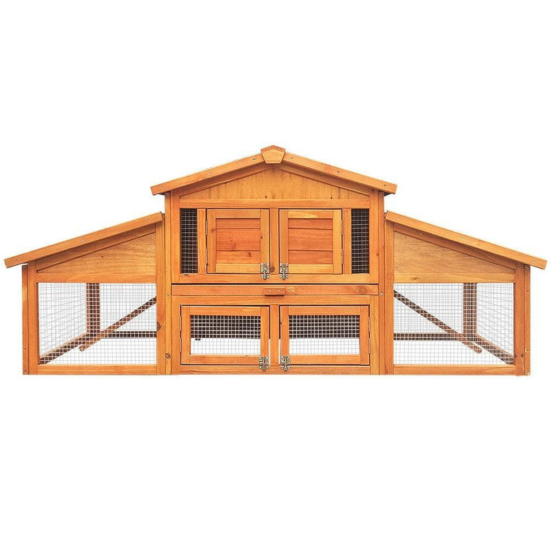 Gardeon 2 Storey Wooden Hutch - Pet Care > Coops & Hutches