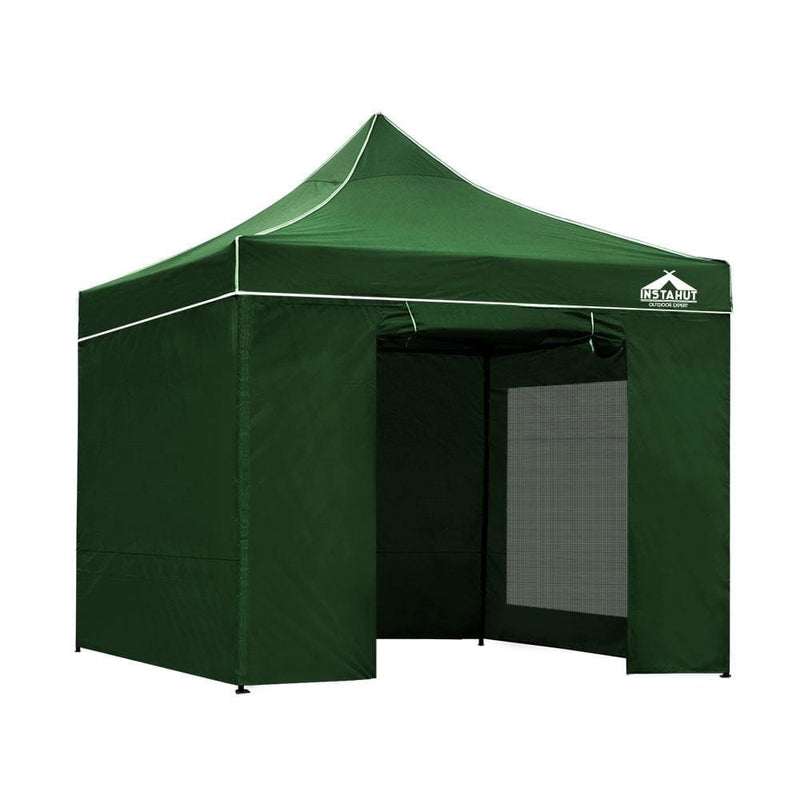 Instahut Gazebo Pop Up Marquee 3x3m Folding Wedding Tent 