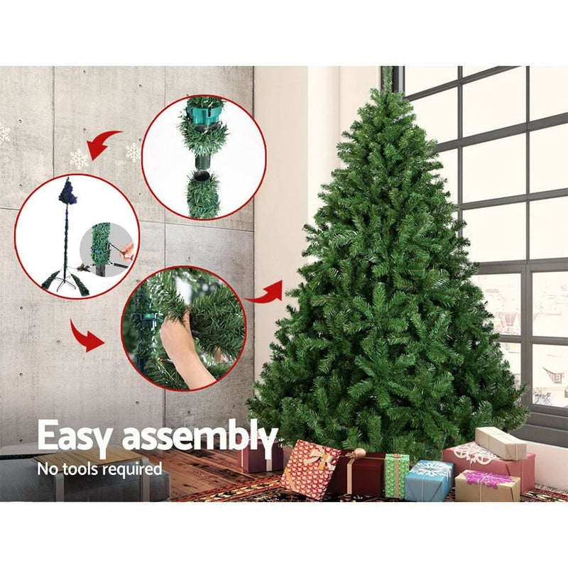 Jingle Jollys 1.8M 6FT Christmas Tree Xmas Decoration Green 
