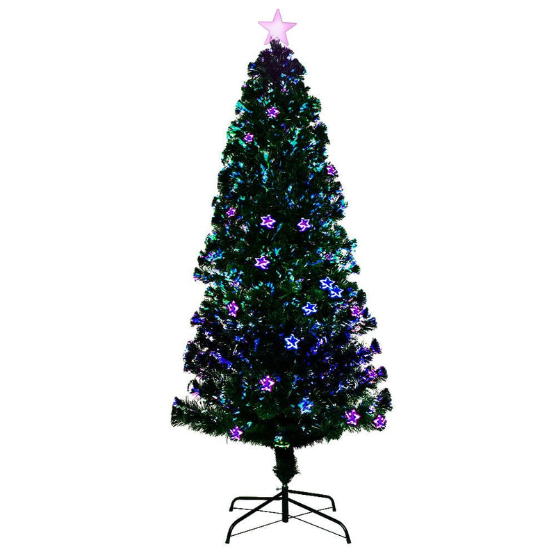 Jingle Jollys 1.8M 6FT LED Christmas Tree Xmas Optic Fiber 