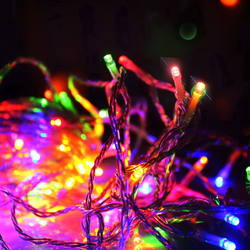 Jingle Jollys 100M Christmas String Lights 500LED Multi 