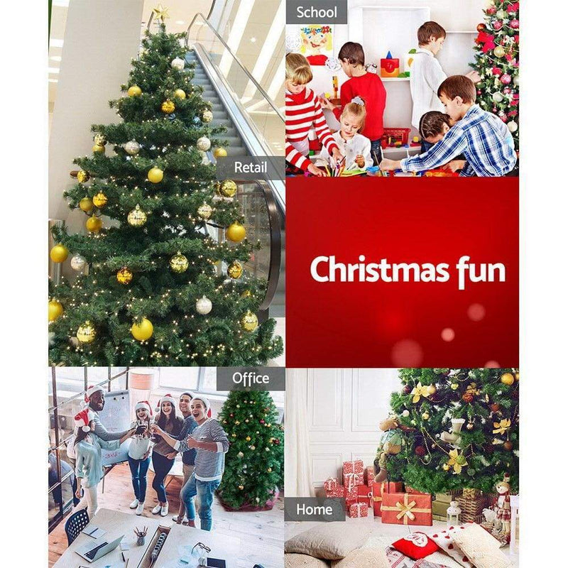 Jingle Jollys 2.4M 8FT Christmas Tree Xmas Decoration Home 