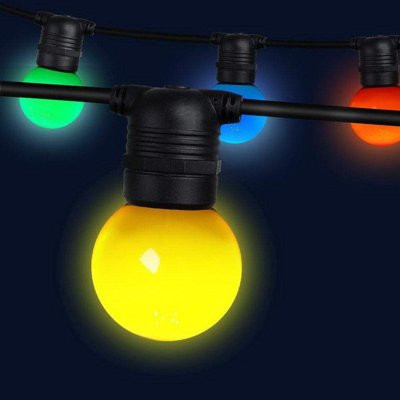 Jingle Jollys 41m LED Festoon String Lights 40 Bulbs Kits 
