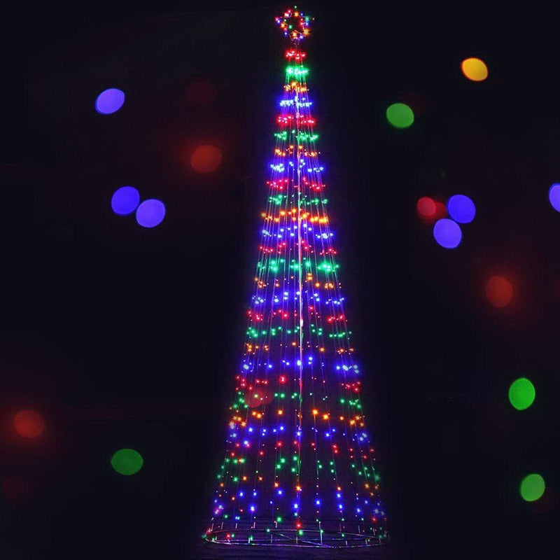 Jingle Jollys 5M LED Christmas Tree Optic Fiber Lights 750pc