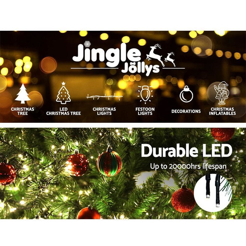 Jingle Jollys 7FT Christmas Tree with LED Lights - Warm 