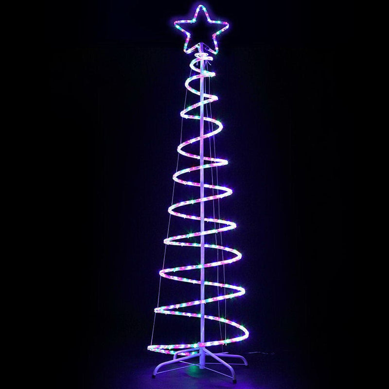 Jingle Jollys Christmas LED Motif Light 1.88M Tree 