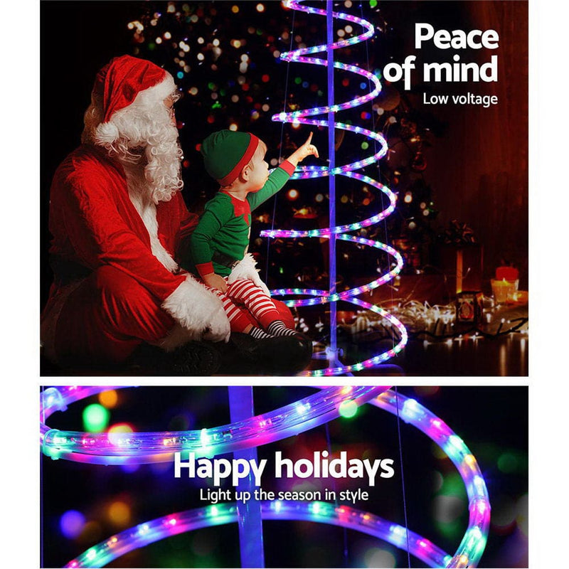 Jingle Jollys Christmas LED Motif Light 1.88M Tree 