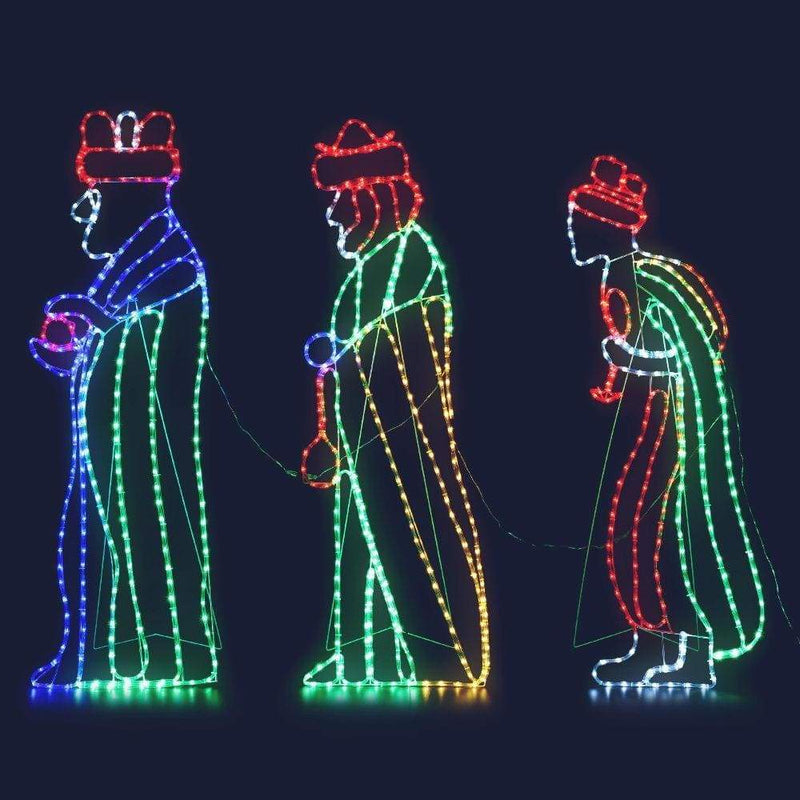 Jingle Jollys Christmas Motif Lights LED Saint Waterproof 