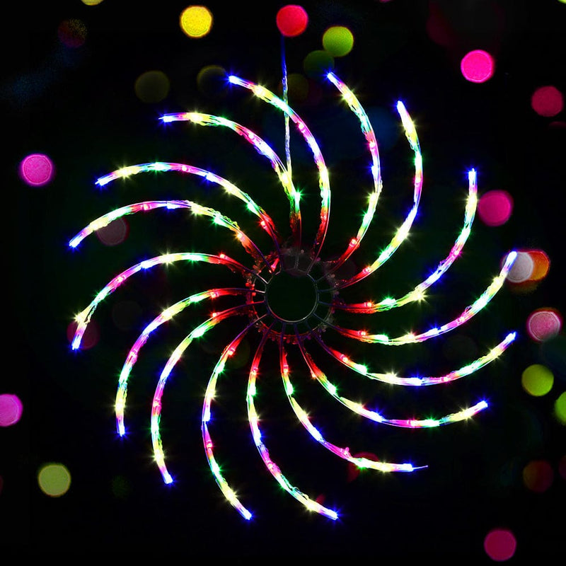 Jingle Jollys Christmas Motif Lights LED Spinner Light 