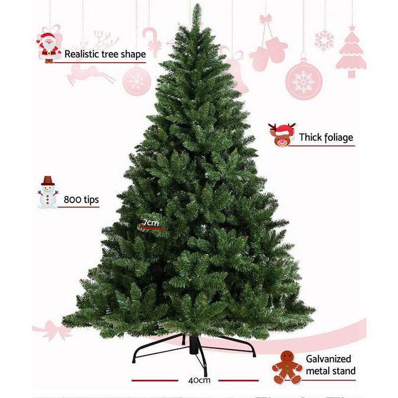 Jingle Jollys 6FT Christmas Tree - Green - Occasions > 