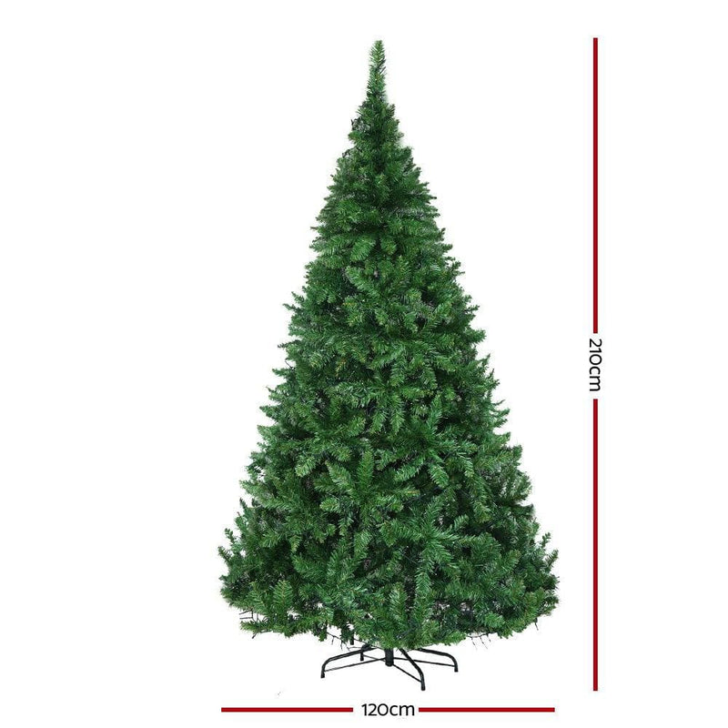 Jingle Jollys Christmas Tree 2.1M 7FT 1134 LED Light Xmas 