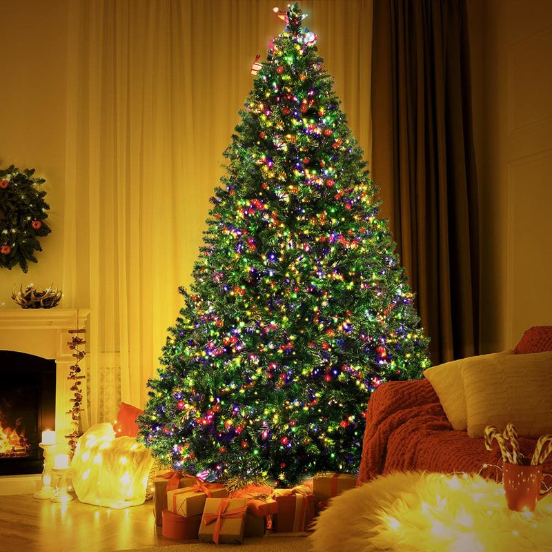 Jingle Jollys Christmas Tree LED 2.4M 8FT Xmas Decorations 