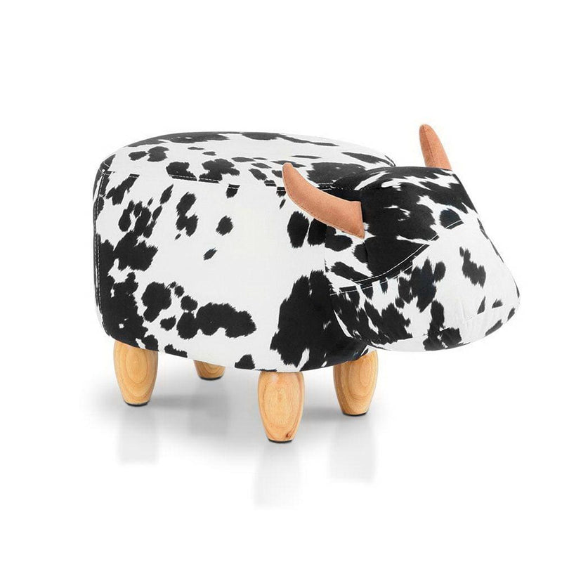 Keezi Kids Ottoman Foot Stool Toy Cow Chair Animal Foot Rest