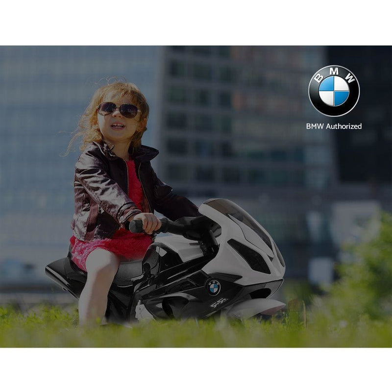 Kids Ride On Motorbike BMW Licensed S1000RR Motorcycle Car Black - 