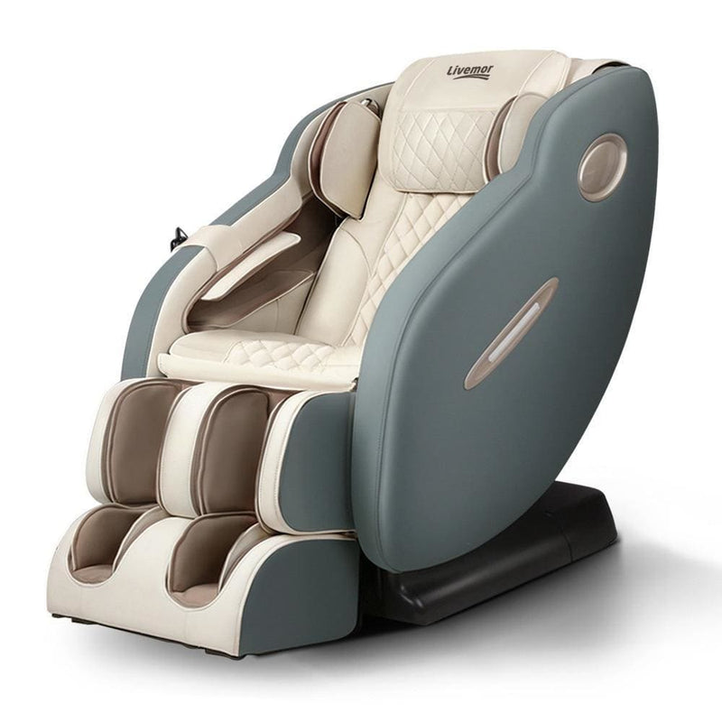 Livemor Electric Massage Chair Recliner SL Track Shiatsu 