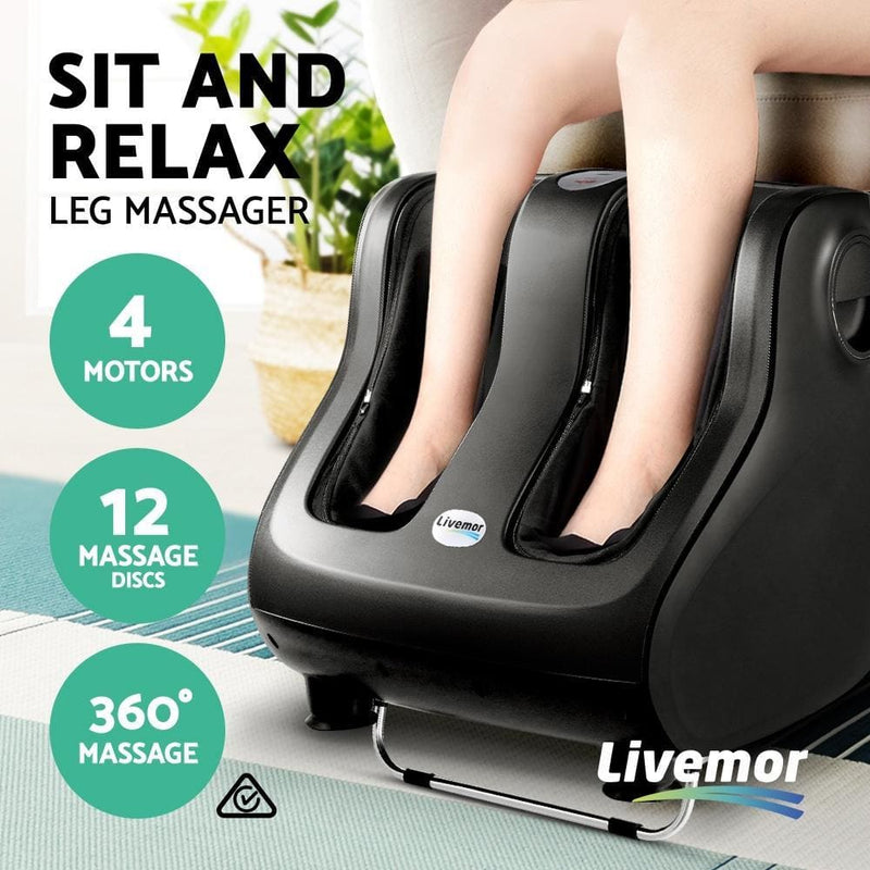 Livemor Foot Massager - Black - Health & Beauty > Massage