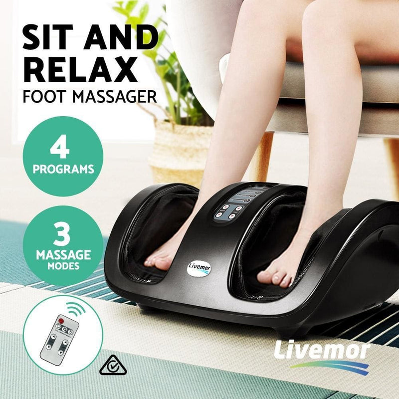 Livemor Foot Massager Black - Health & Beauty > Massage