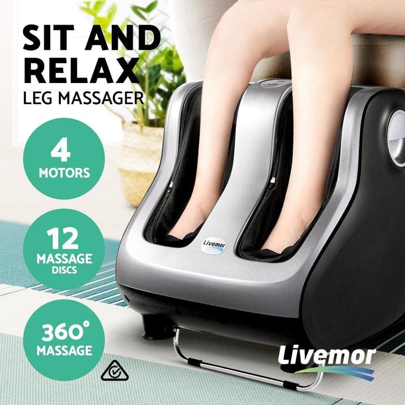 Livemor Foot Massager - Silver - Health & Beauty > Massage