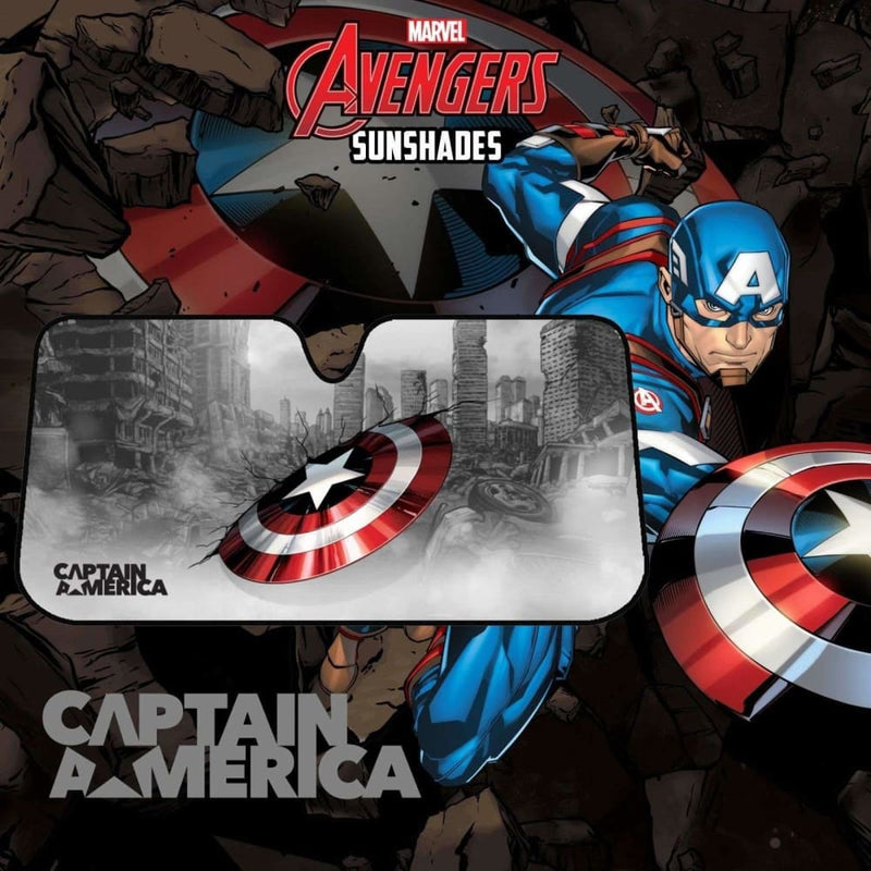 Marvel Avengers Sun Shade [150cm x 70cm] - CAPTAIN AMERICA -