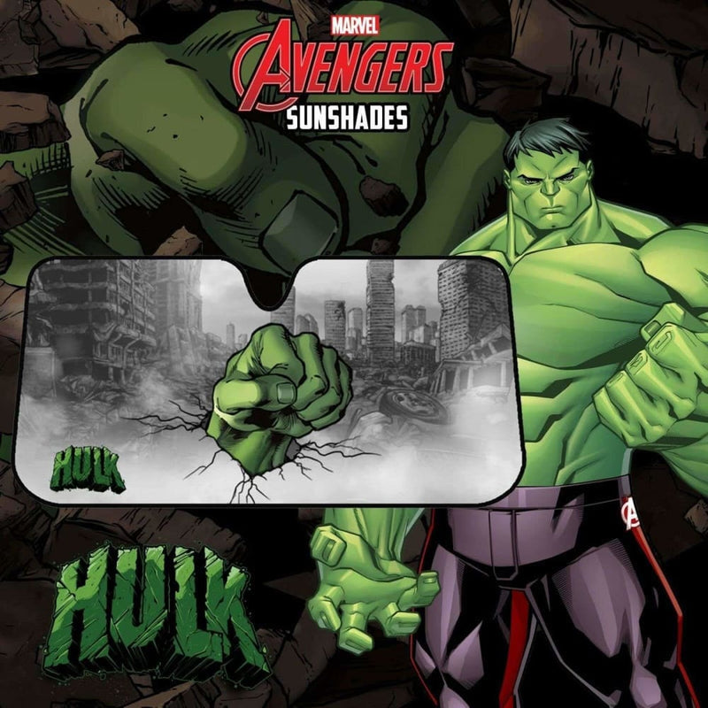 Marvel Avengers Sun Shade [150cm x 70cm] - HULK - Auto 