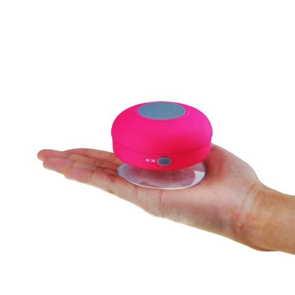 Mini Waterproof Wireless Bluetooth Speaker (Pink) - 