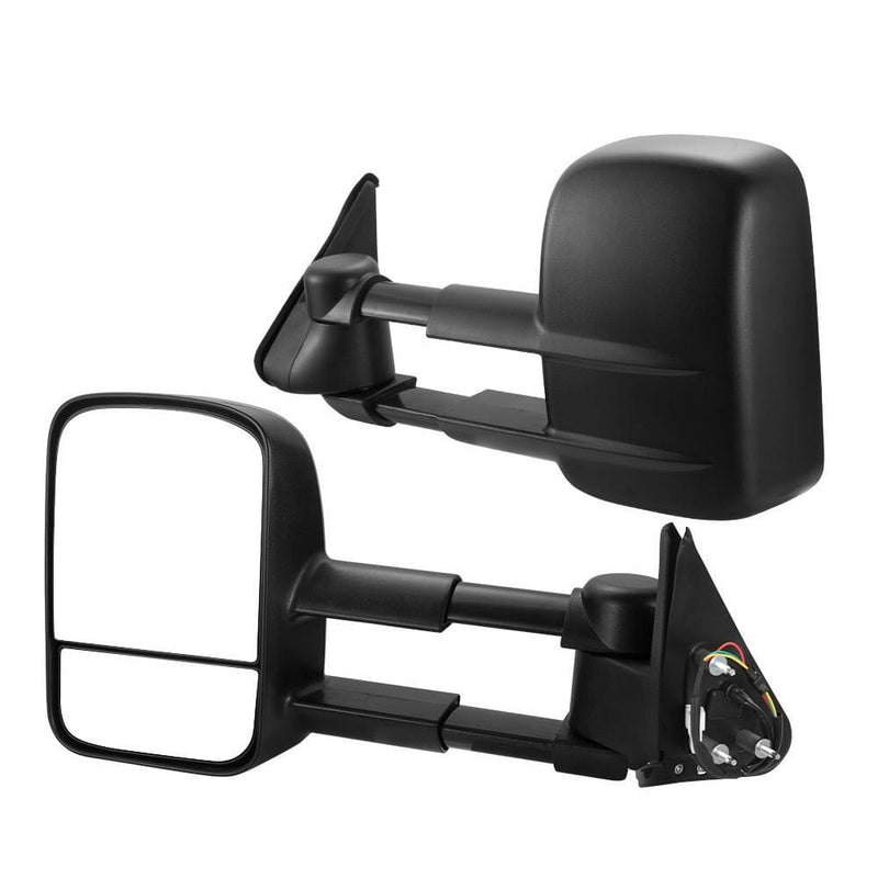 Pair Extendable Towing Mirrors for Nissan Patrol GU Y61 