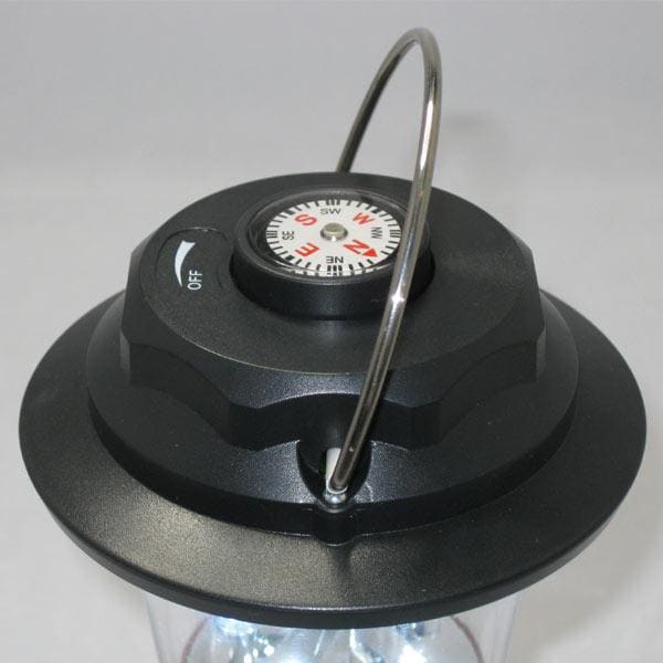 Portable Dynamo LED Lantern Radio with Built-In Compass - 