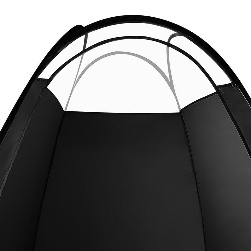 Portable Pop Up Tanning Tent - Black - Health & Beauty > 