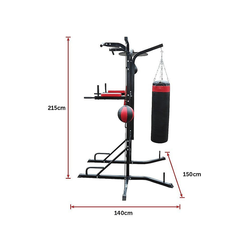 Power Boxing Station Stand Gym Speed Ball Punching Bag - 