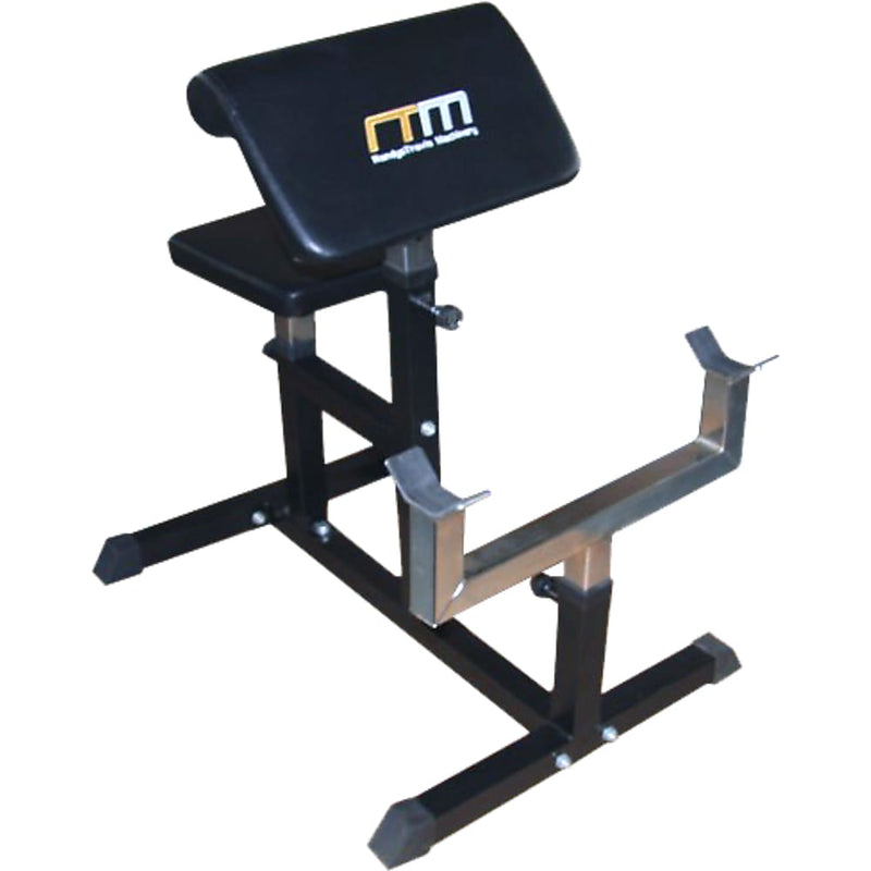 Preacher Curl Bench Weights Commercial Bicep Arms - Sports &