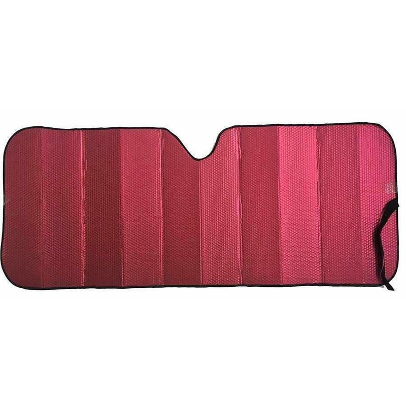 Premium Sun Shade [147cm x 68.5cm] - MATT RED - Auto 