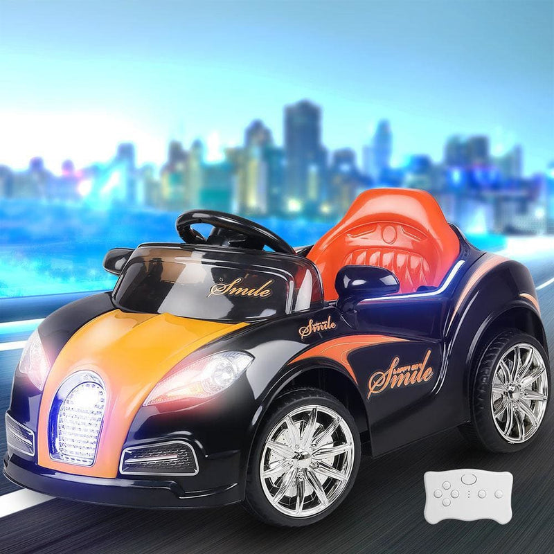 Rigo Kids Ride On Car - Black & Orange - Baby & Kids > Cars